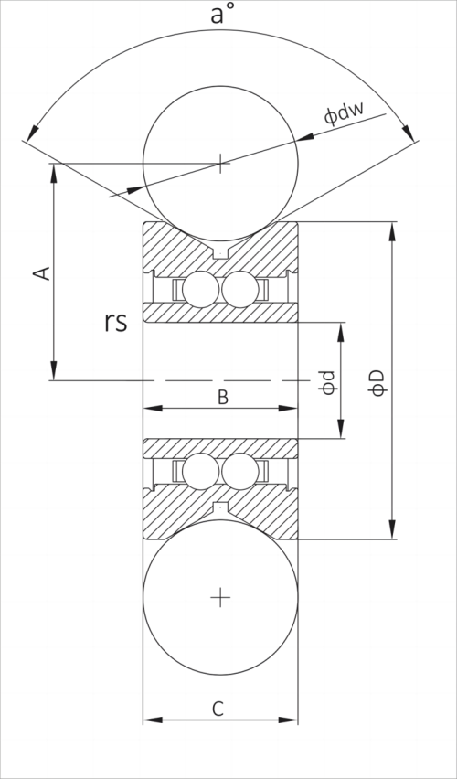 LV Series V-Groove Track Roller Bearing NLHB
