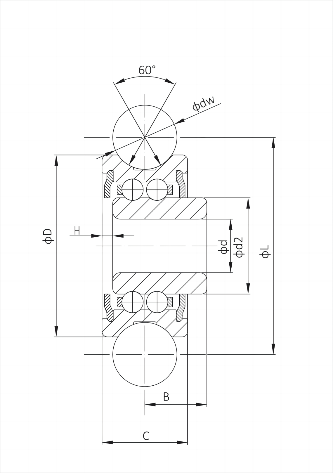 SG Series Compact Track Roller Bearing NLHB
